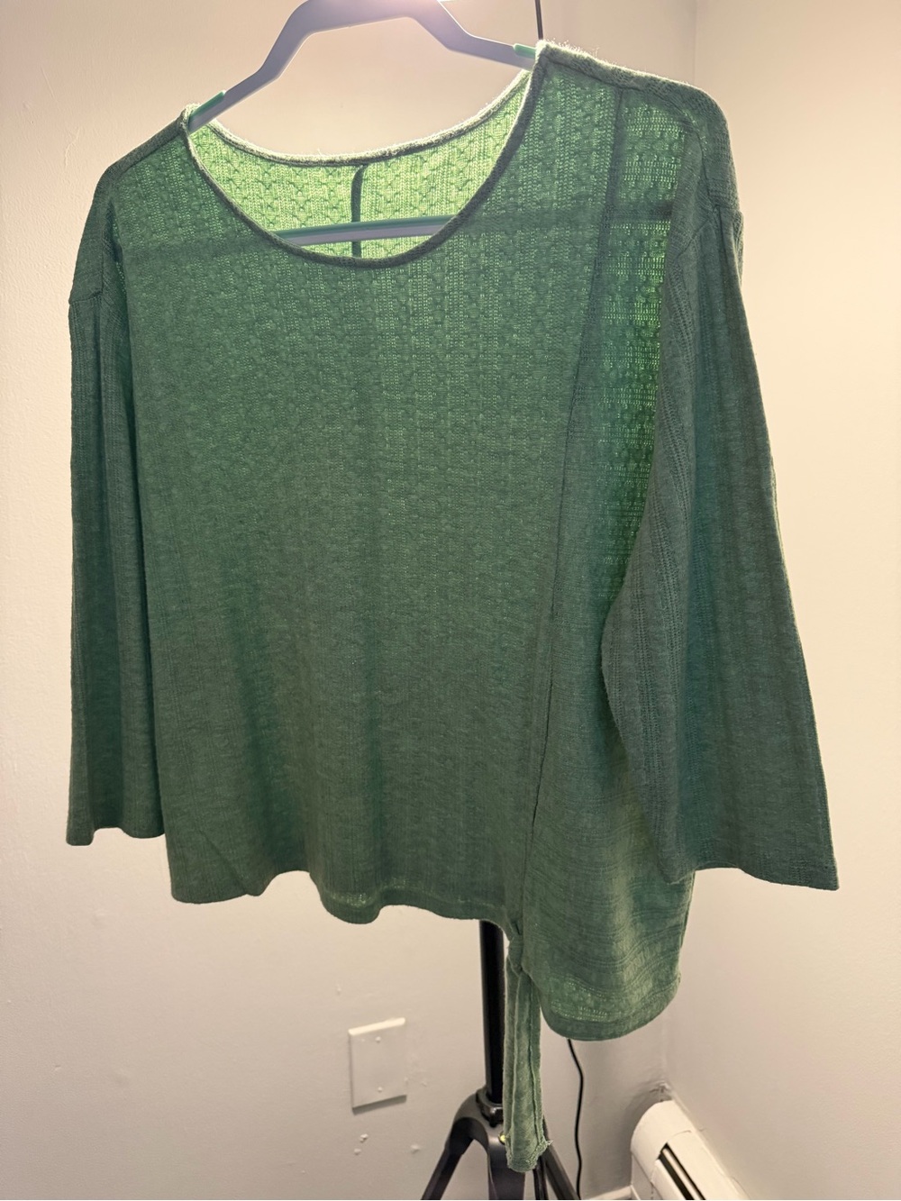 Adrienne Vittadini, Size 1X, Muted Sage Green Pullover Sweater